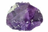 Purple Fluorite with Bladed Barite - Cave-in-Rock, Illinois #128784-1